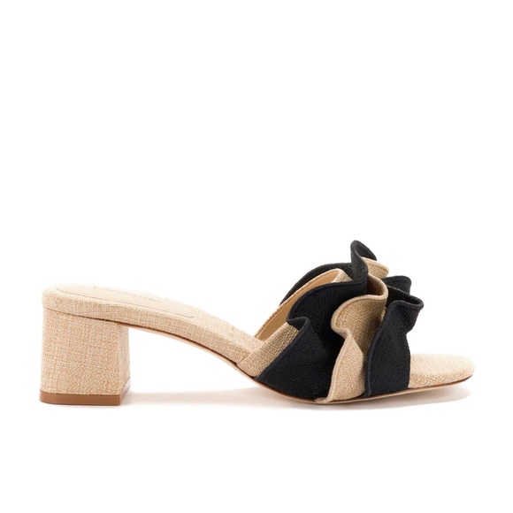 LARROUDÉ
Raffia
Brigitte Ruffle Mule In Beige and Black
$315
Women size 11 - Picture 6 of 17